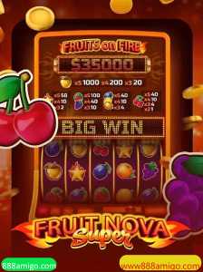 Descubra o fascinante universo de FruitNovaSuper em 888amigo.com